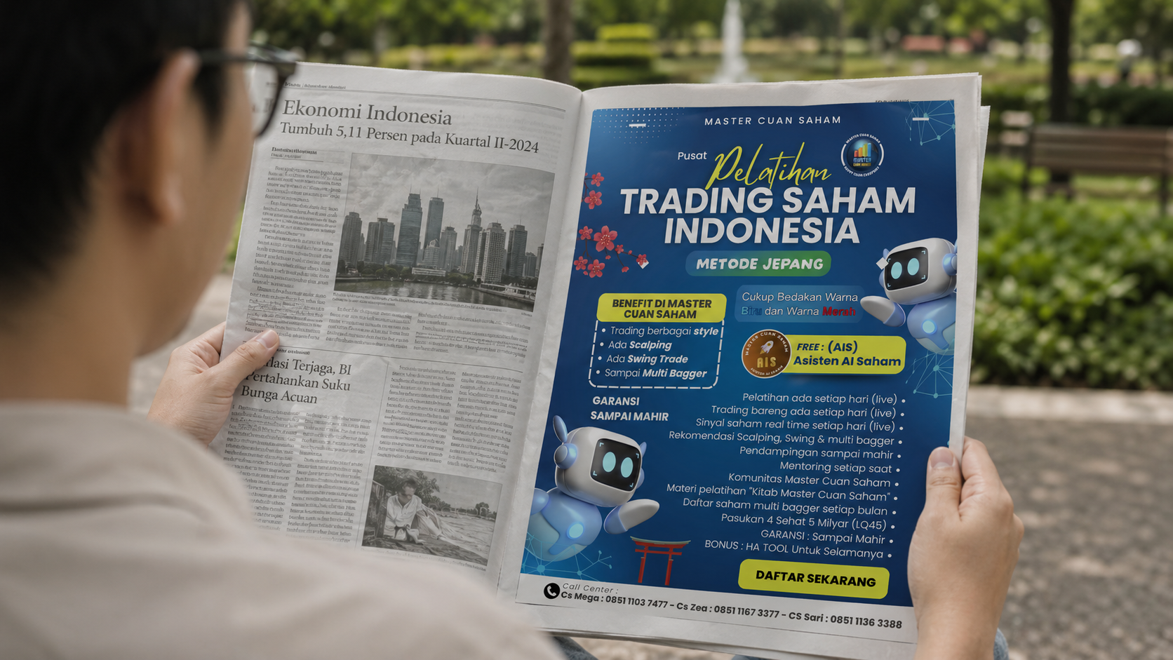 Suasana Pelatihan Online 2